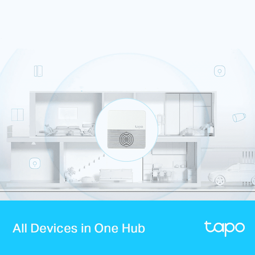 TP-Link Tapo H200 Smart Wi-Fi 868mhz Hub with Chime 4