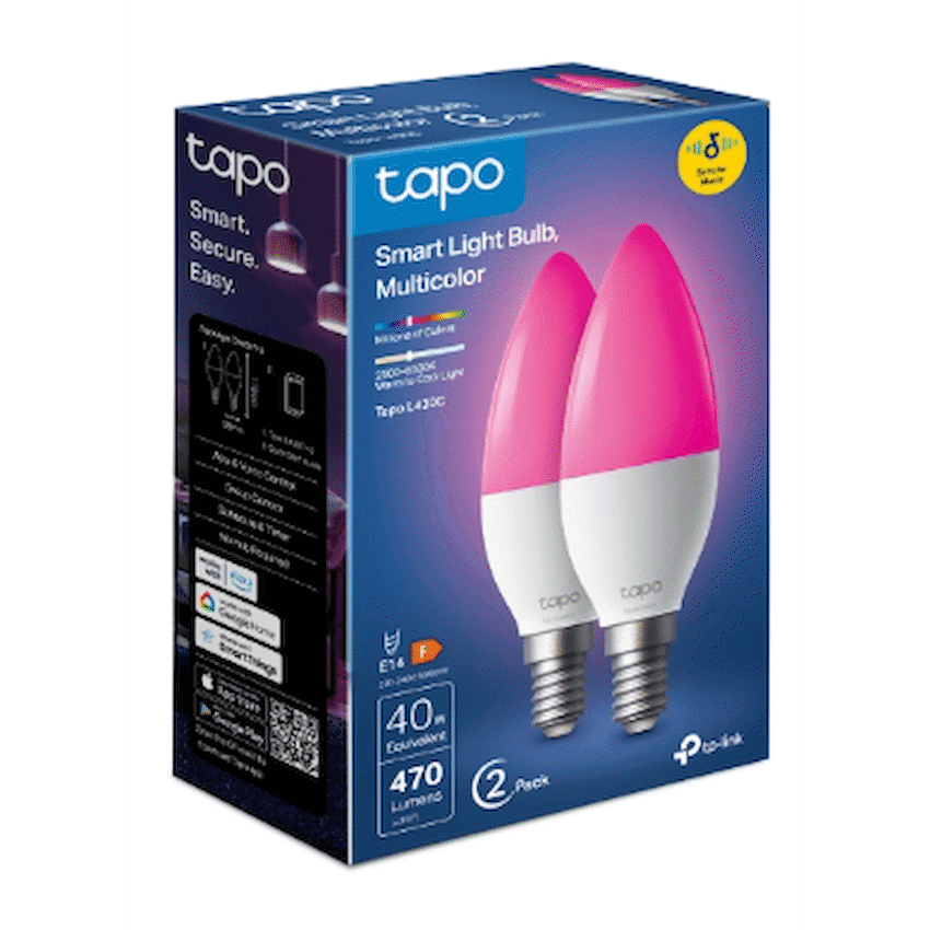 Tapo Smart Light Bulb, Multicolor
