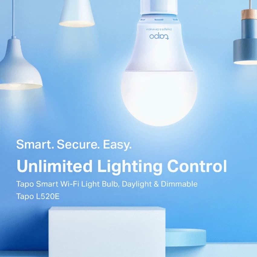 TP-Link Tapo L520E Smart Wi-Fi Light Bulb, Daylight & Dimmable 2