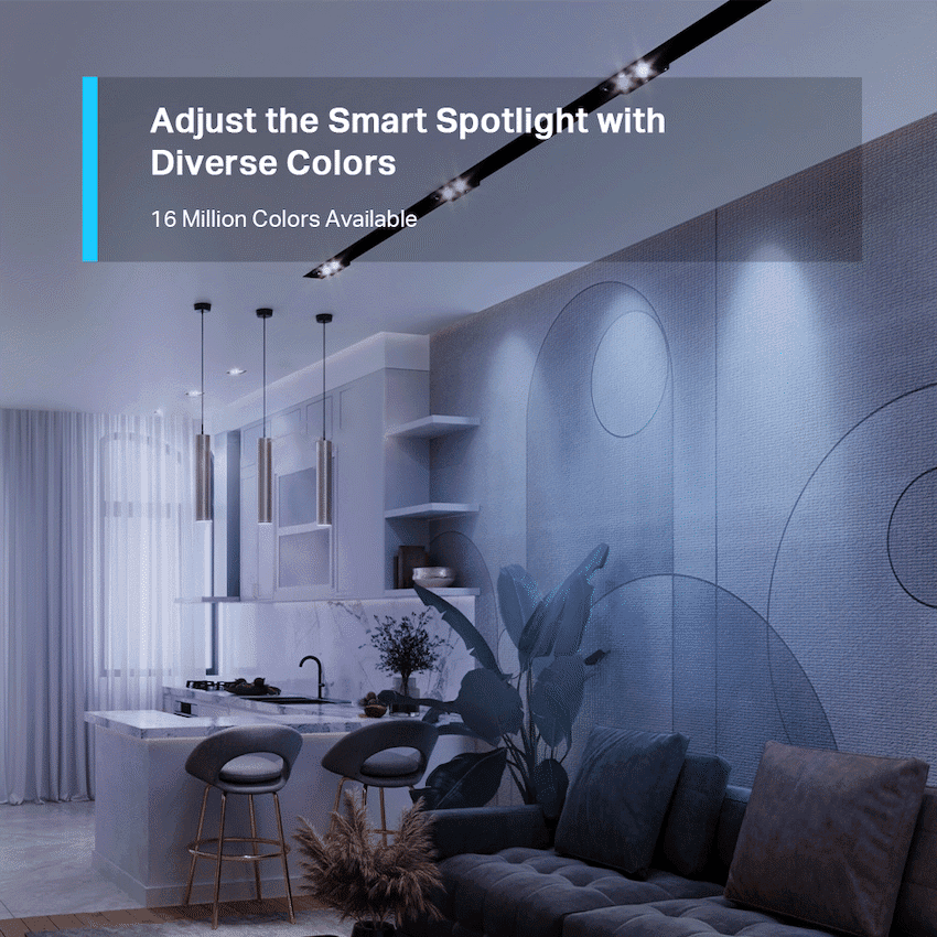 TP-Link Tapo L630 3.7w Smart Wi-Fi Multicolour, Dimmable, GU 6