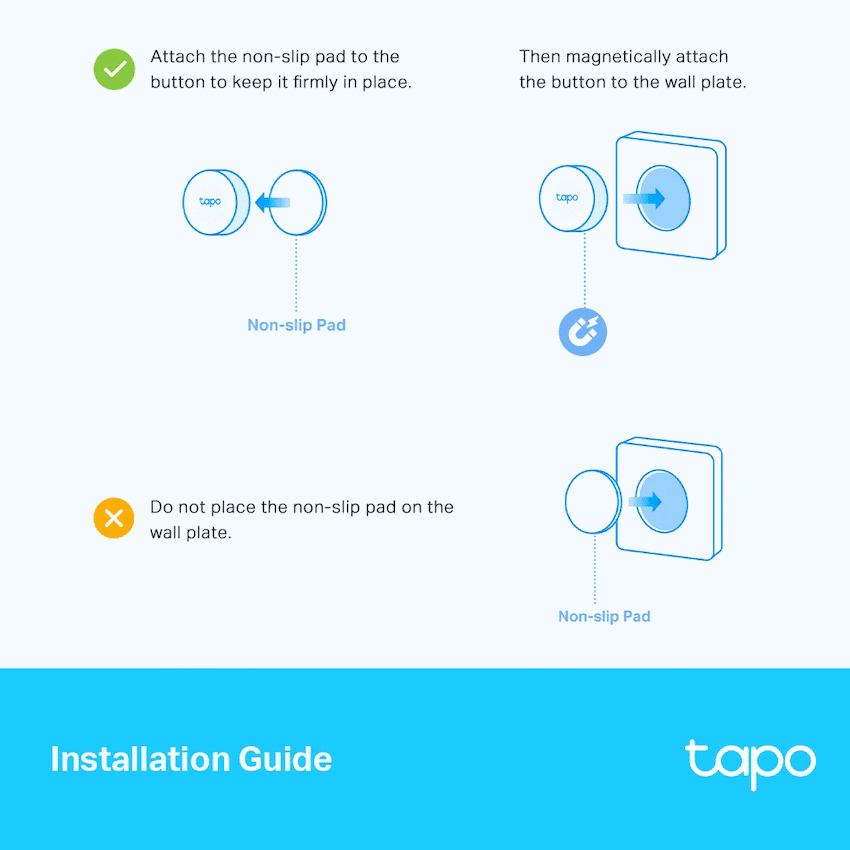 TP-Link Tapo S200D Smart 868mhz Remote Dimmer Switch with CR2032 Battery 7