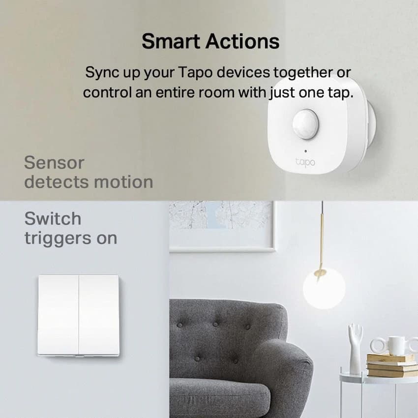TP-Link Tapo S220 Smart 868mhz Light Switch 2-Gang 1-Way, No Neutral Required 7
