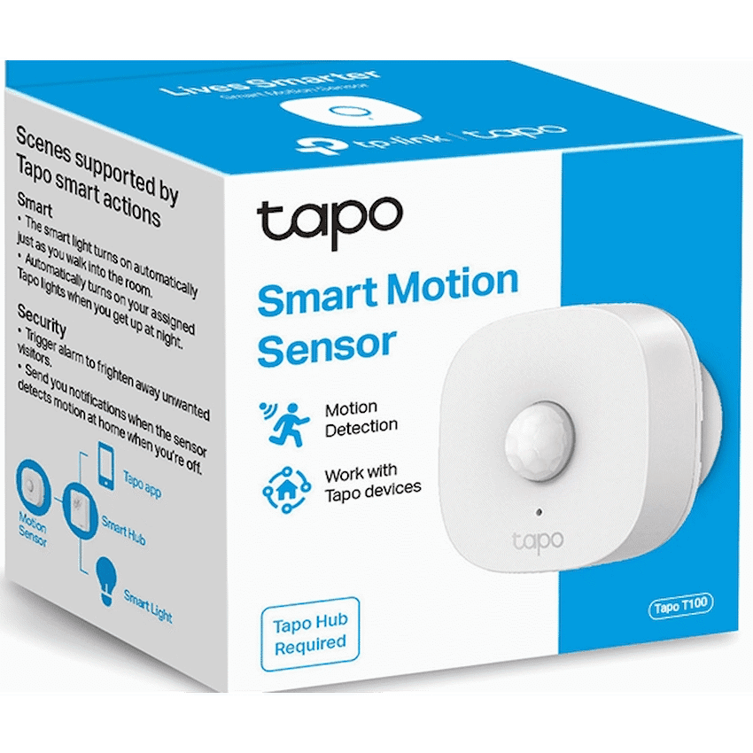 TP-Link Tapo T100 Smart 868mhz Motion Sensor - CR2032 Battery 2