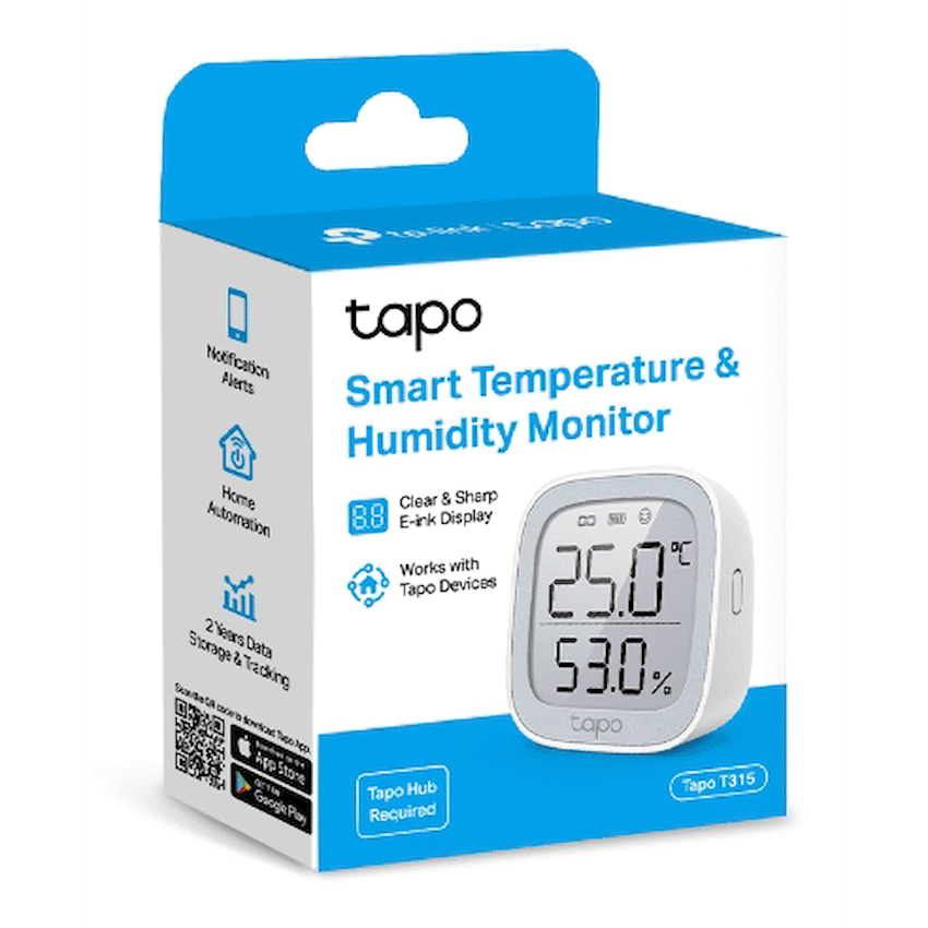 TP-Link Tapo T315 Smart 868mhz Temperature & Humidity Monitor 2