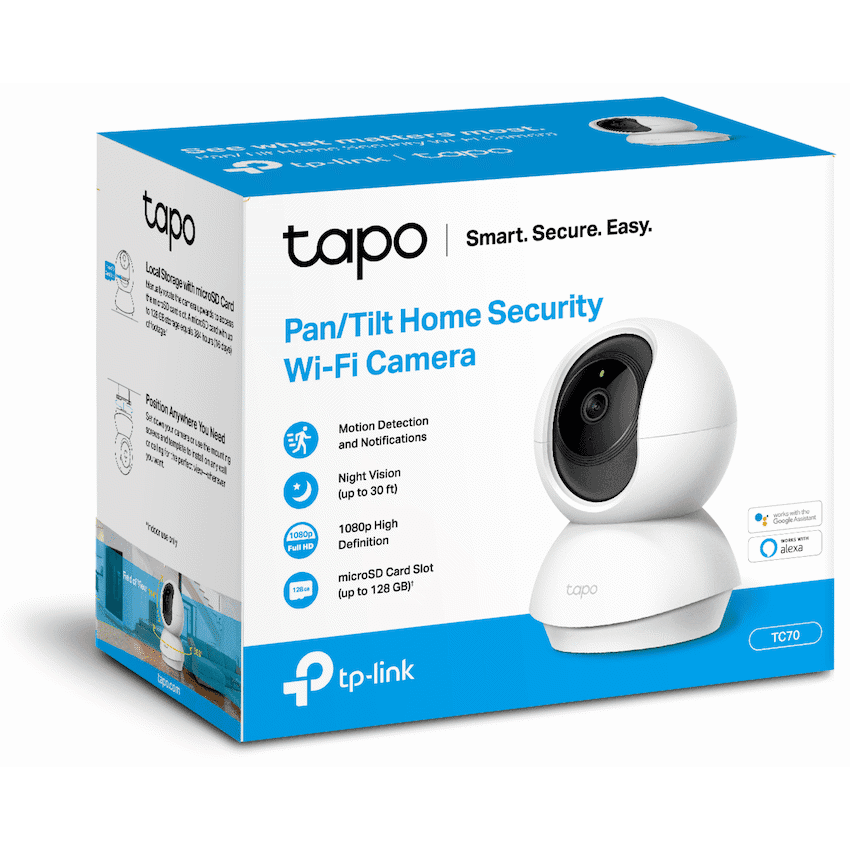 TP-Link Tapo TC70 1080P Pan/Tilt Home Security Wi-Fi Camera 3
