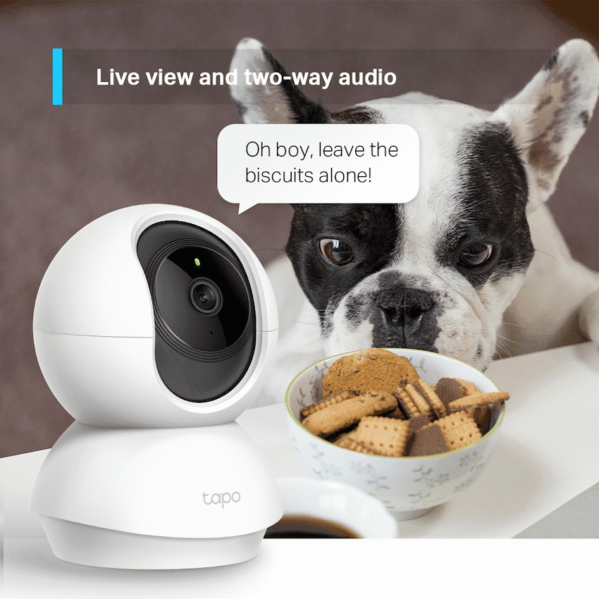 TP-Link Tapo TC70 1080P Pan/Tilt Home Security Wi-Fi Camera 7