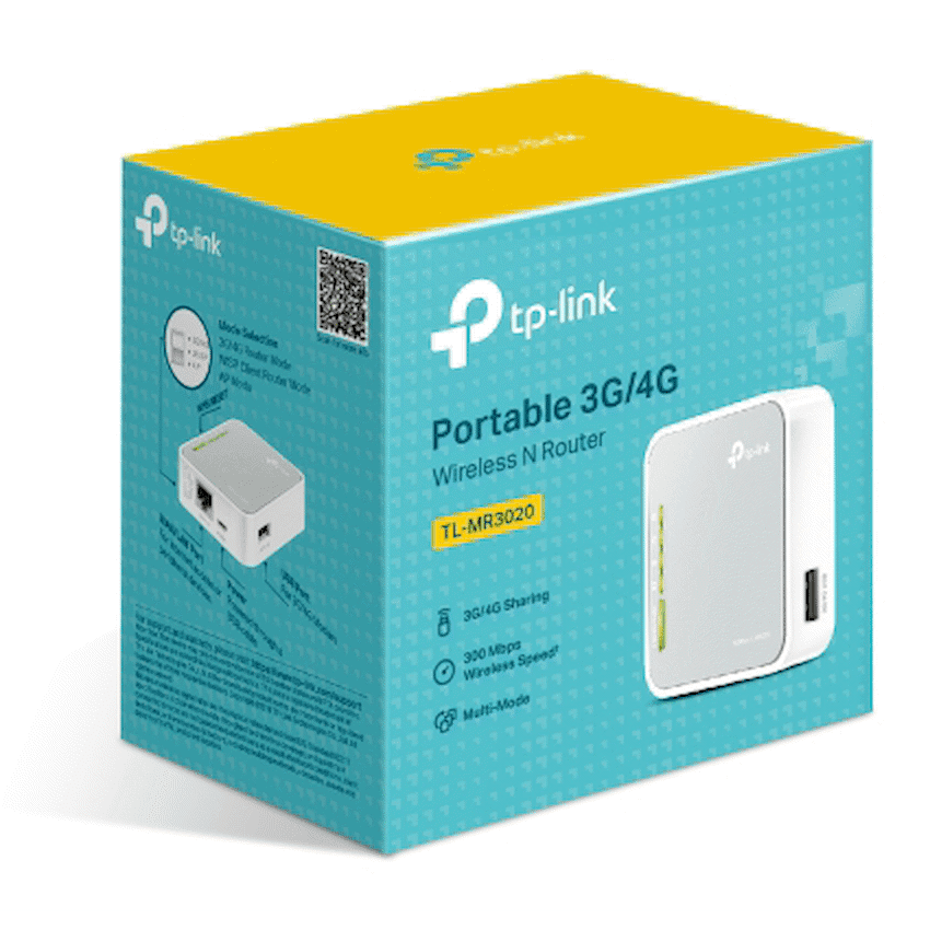TP-Link TL-MR3020 N300 Wireless Dual-Band 4G LTE Router 3