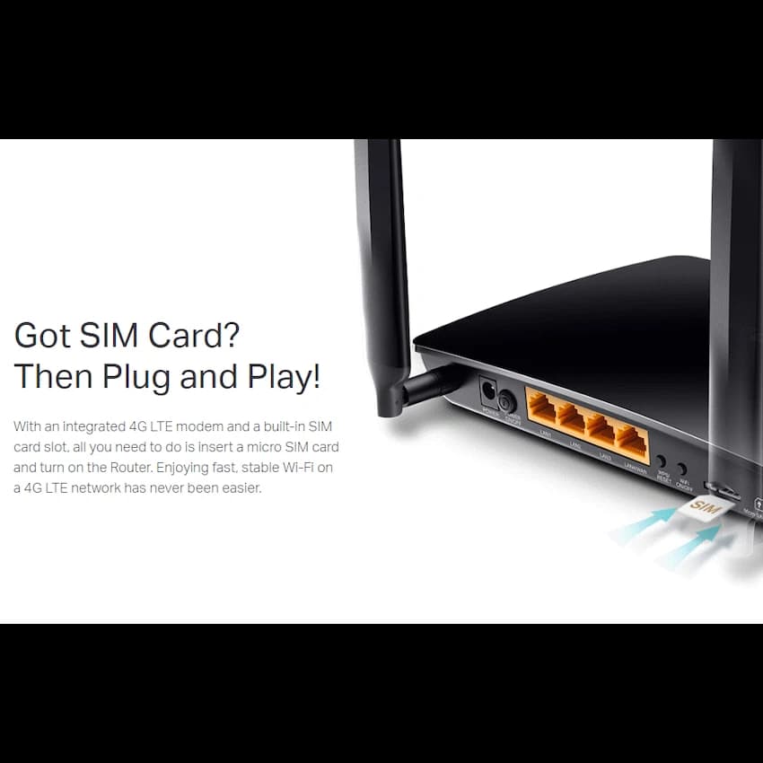 TP-Link TL-MR6400 300Mbps Wireless N 4G LTE Router 6