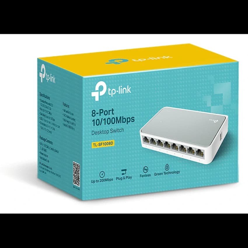 TP-Link TL-SF1008D 8-Port 10/100Mbps Desktop Switch 3