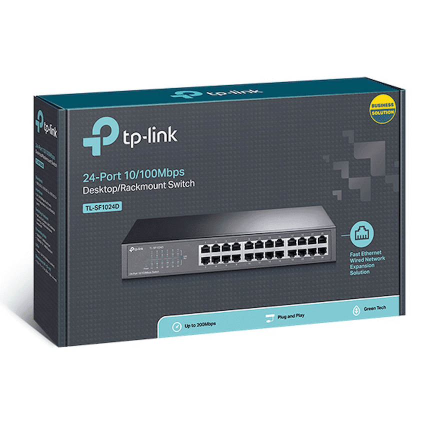 TP-Link TL-SF1024D 24-Port 10/100Mbps Desktop/Rackmount Switch 3