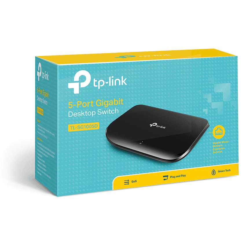 TP-Link TL-SG1005D 5-Port Gigabit Desktop Switch 7