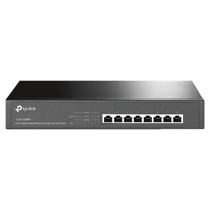 TP-Link TL-SG1008MP 8-Port Gigabit Desktop/Rackmount Switch with 8-Port PoE+ 2
