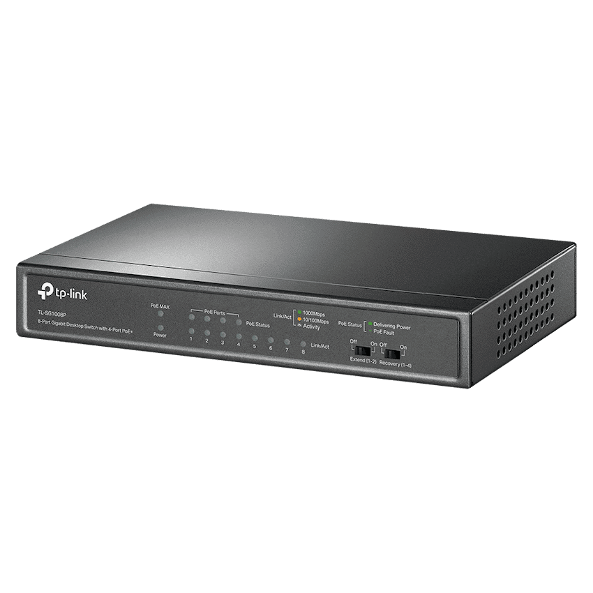 TP-Link TL-SG1008P 8-Port Gigabit Desktop POE Switch 1