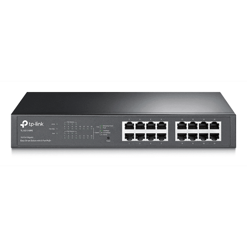 TP-Link TL-SG1016PE 16-Port Gigabit Easy Smart Switch with 8-Port PoE+ 3