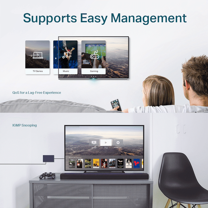 TP-Link TL-SG108E 8-Port Gigabit Easy Smart Switch 6