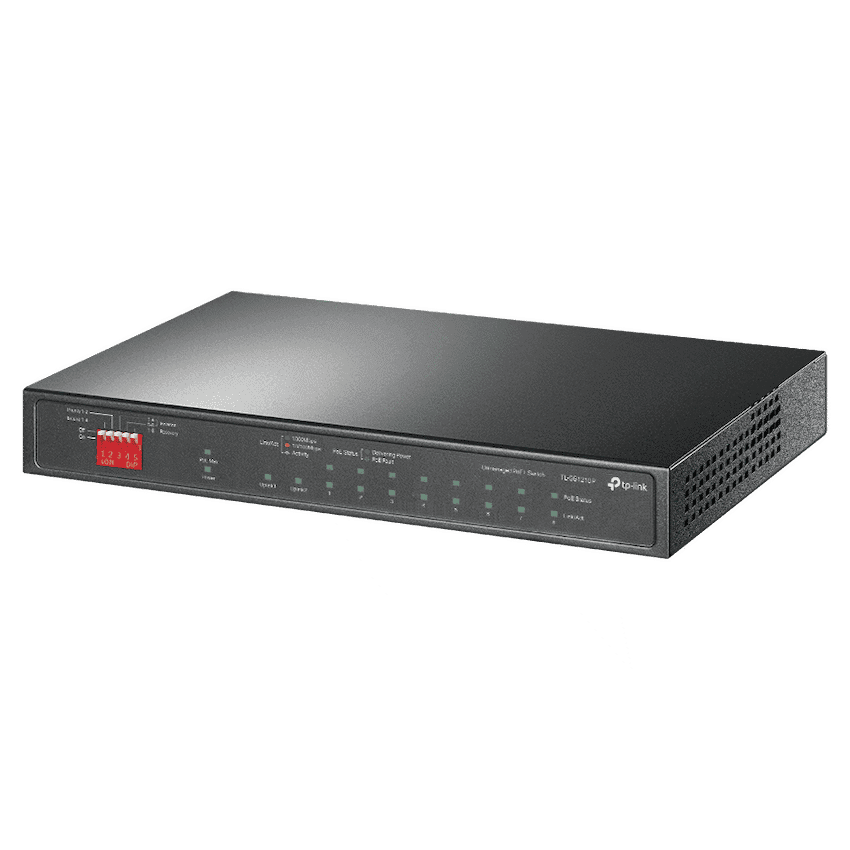 TP-Link TL-SG1210P 10-Port Gigabit Desktop Switch with 8-Port PoE+ 2