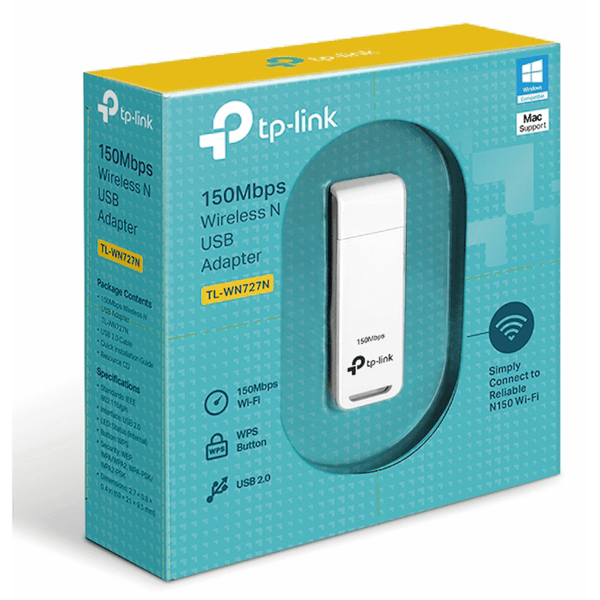 TP-Link TL-WN727N 150Mbps Wireless N USB Adapter 3