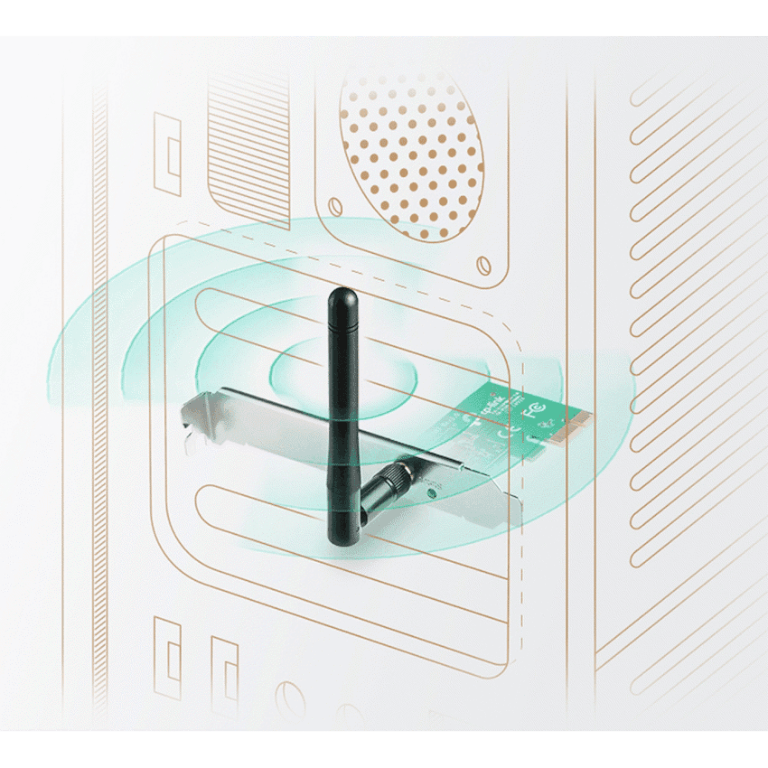 TP-Link TL-WN781ND 150Mbps Wireless N PCI Express Adapter 3