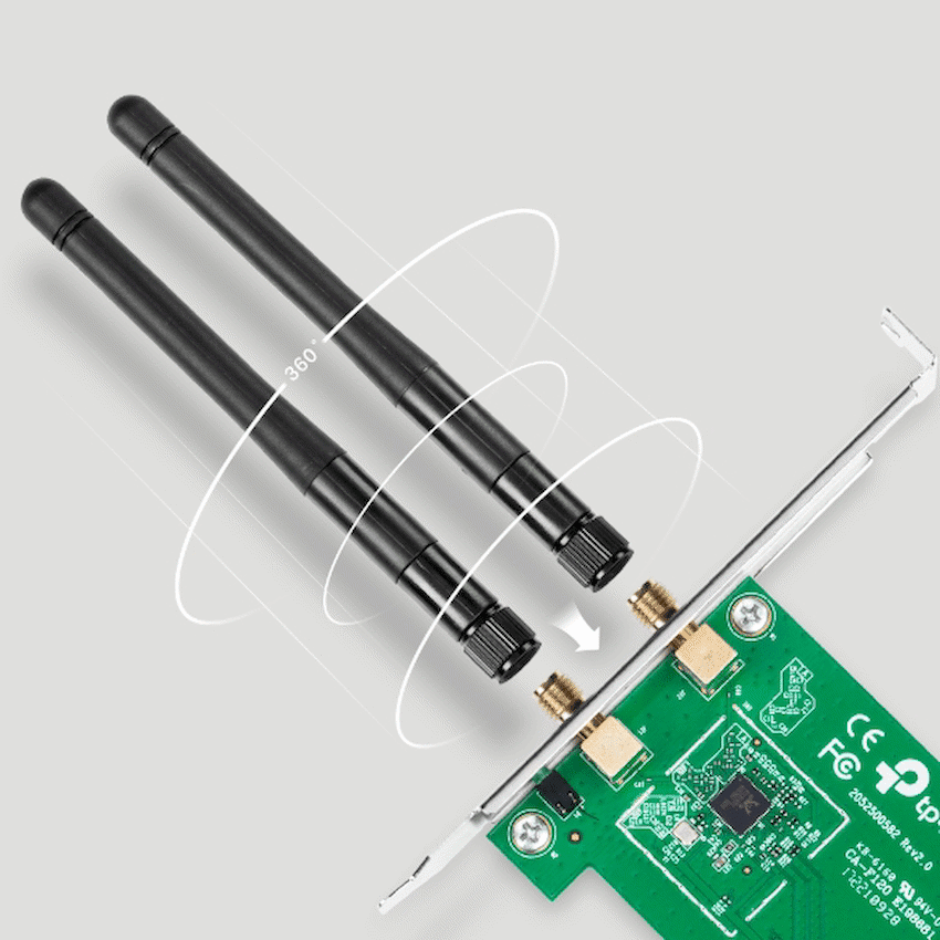 TP-Link TL-WN881ND 300Mbps Wireless N PCI Express Adapter 4