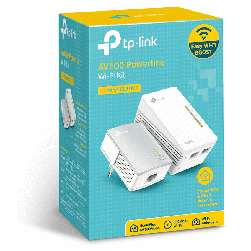 TP-Link TL-WPA4220 KIT AV600 Powerline Wi-Fi Kit 7