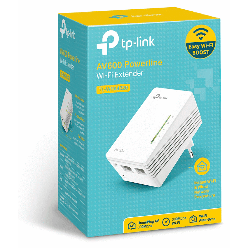 TP-Link TL-WPA4220 AV600 Powerline Wi-Fi Extender 3