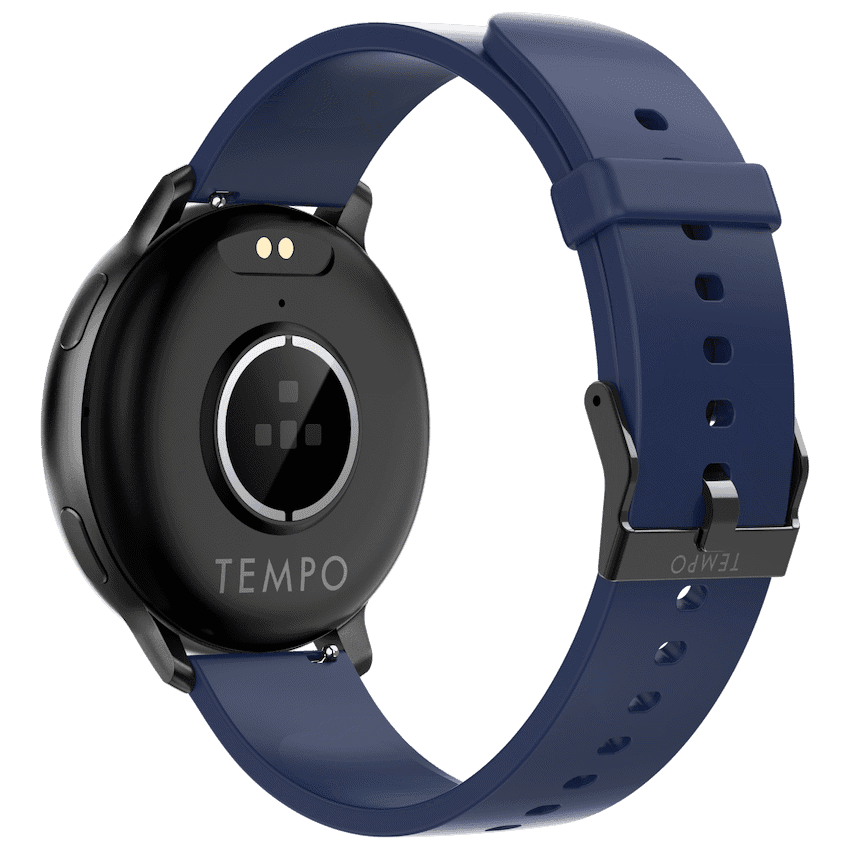 Tempo Pulse Round Smart Watch Black&Blue 5