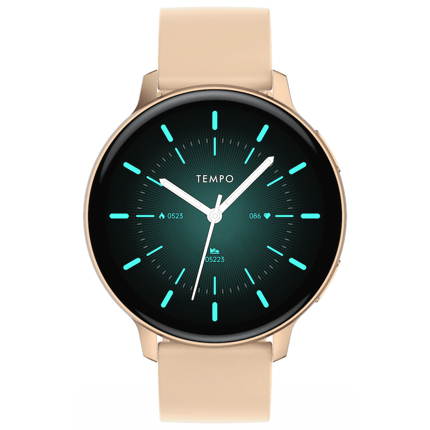 Tempo Pulse Round Smart Watch Black&Blue 7