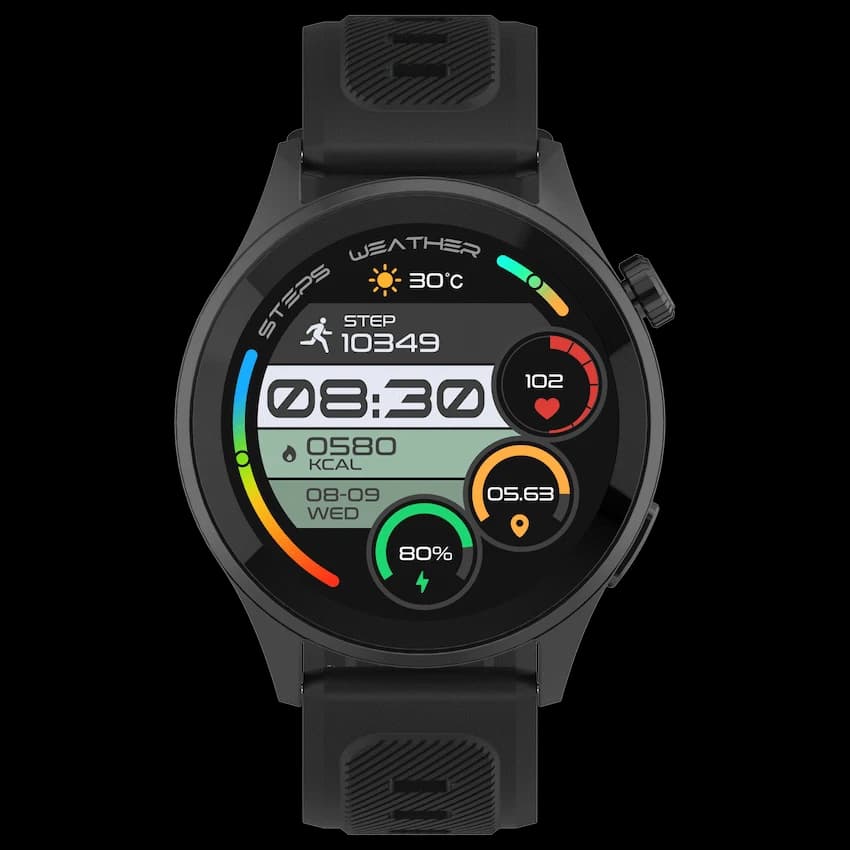 Tempo Pulse GPS Round  Smart Watch