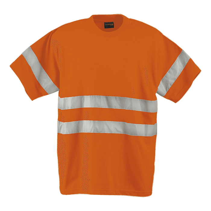 150g Poly Cotton Safety T-Shirt with tape 2
