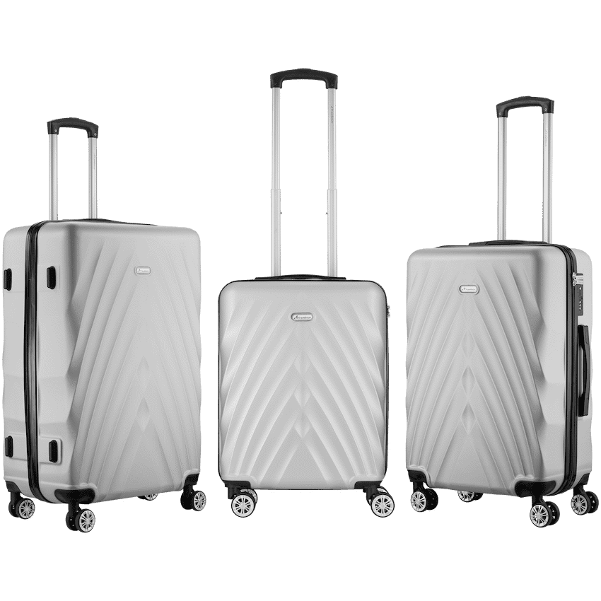 Travelwize Terra ABS 4-Wheels Spinner 3Pc Luggage Set Bottle 3