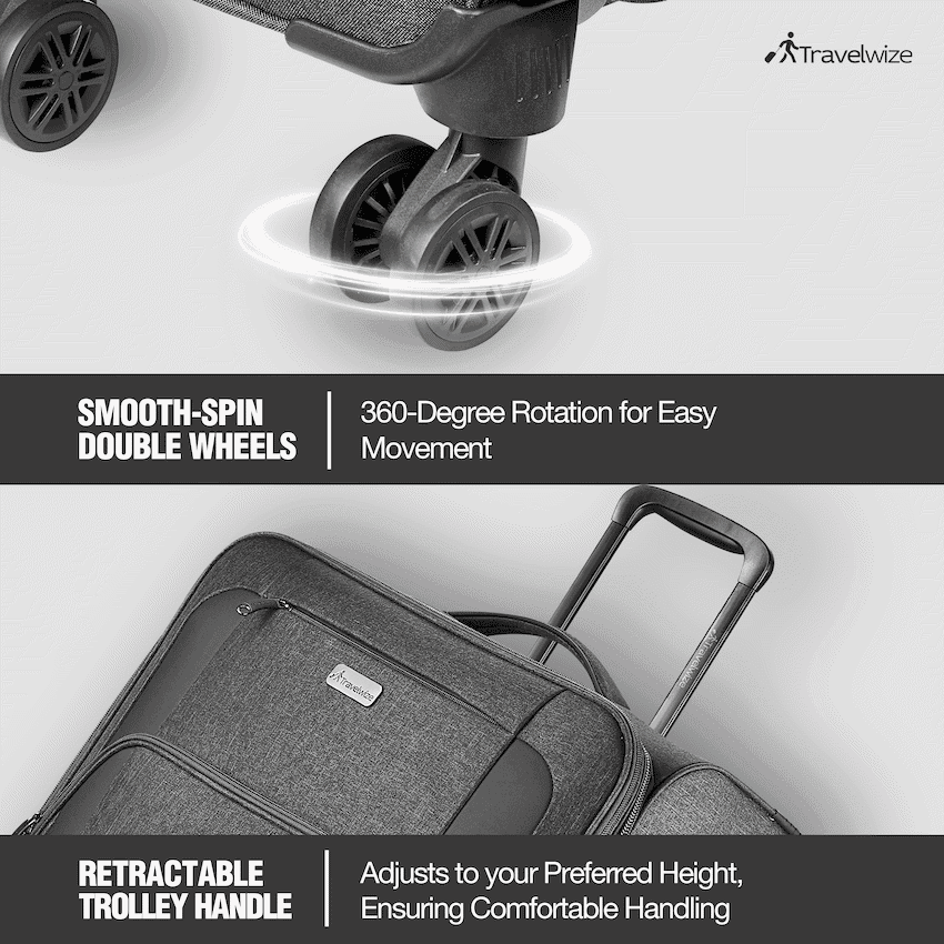 Travelwize Aurora 75cm 4-Wheel Spinner Trolley Case 3