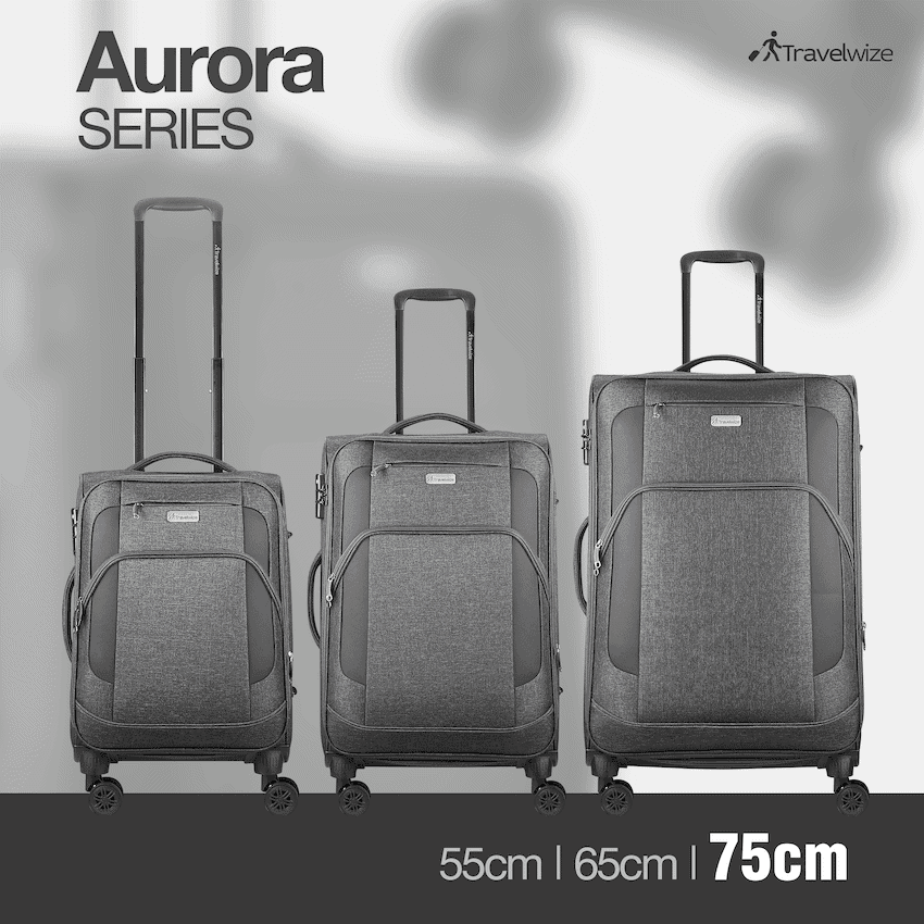 Travelwize Aurora 75cm 4-Wheel Spinner Trolley Case 5