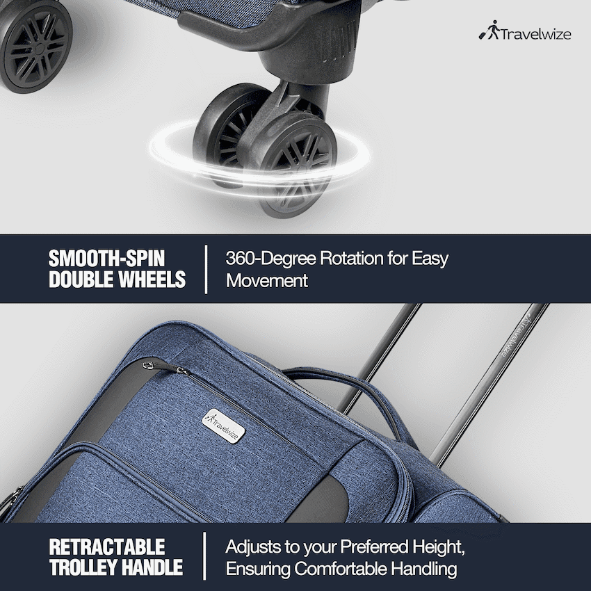Travelwize Aurora 75cm 4-Wheel Spinner Trolley Case 10