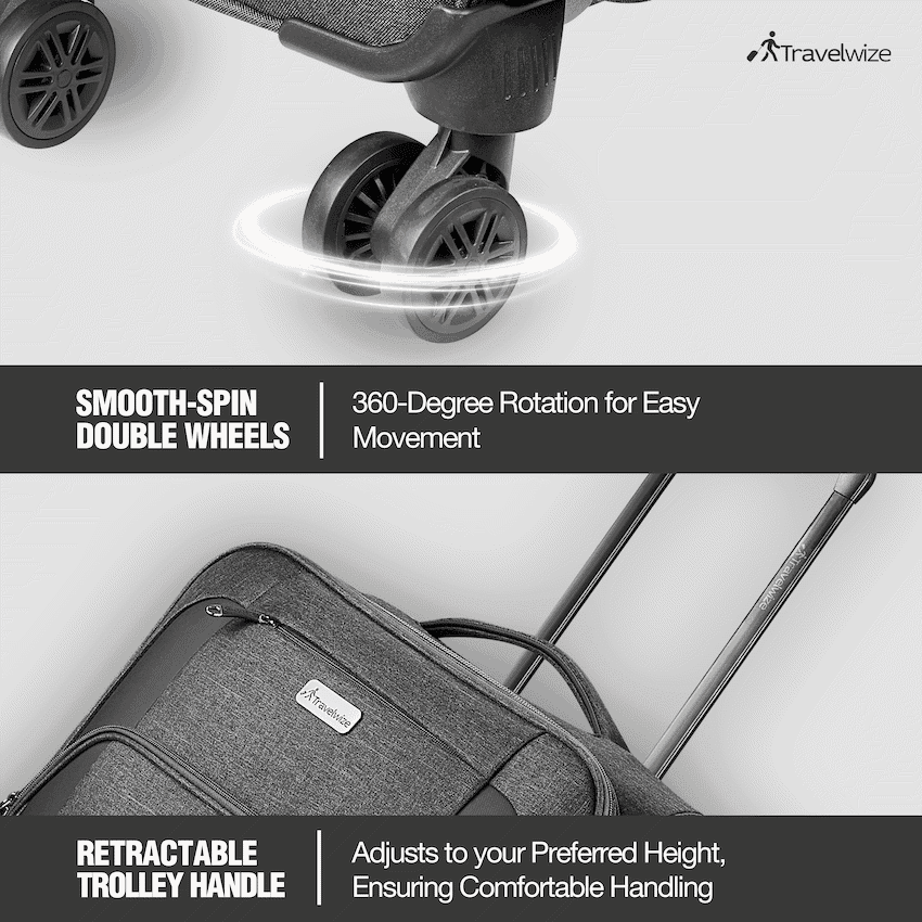 Travelwize Aurora 65cm 4-Wheel Spinner Trolley Case 3