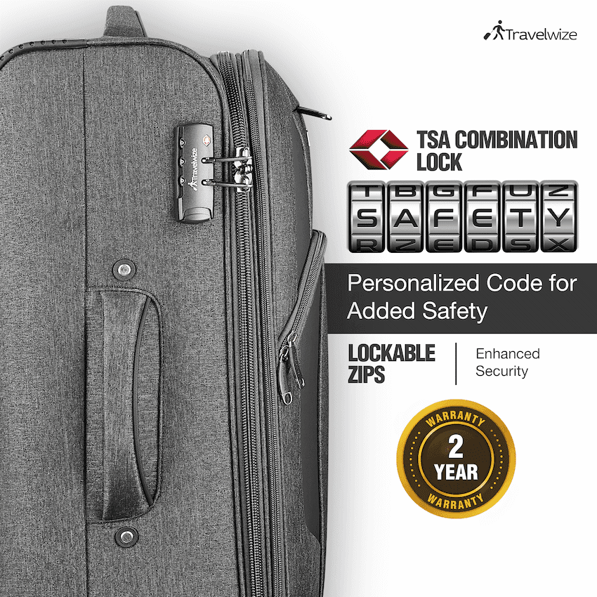 Travelwize Aurora 65cm 4-Wheel Spinner Trolley Case 5