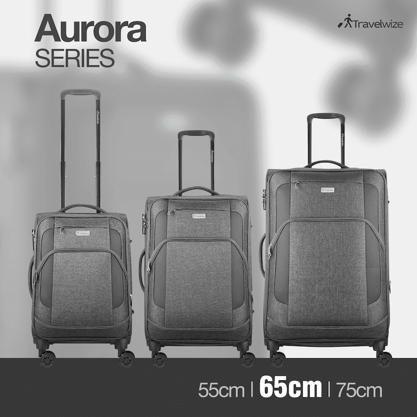 Travelwize Aurora 65cm 4-Wheel Spinner Trolley Case 7