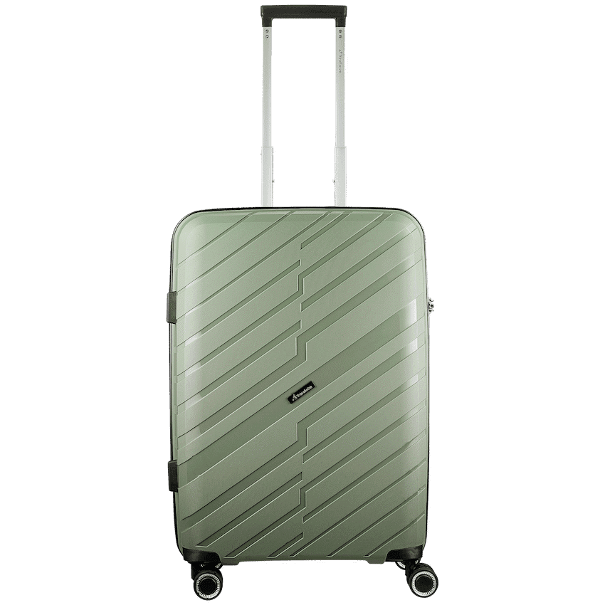 Travelwize Java PP 4-Wheel Spinner 65cm Luggage - Military