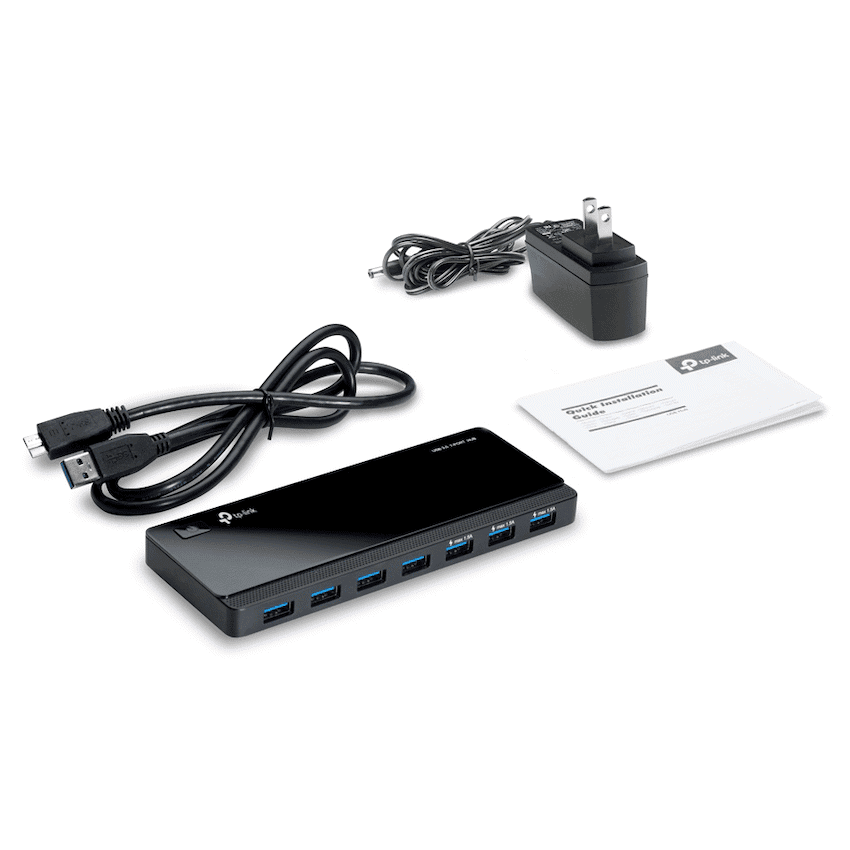 TP-Link UH700 USB 3.0 7-Port Hub with 2 Charging Ports 6