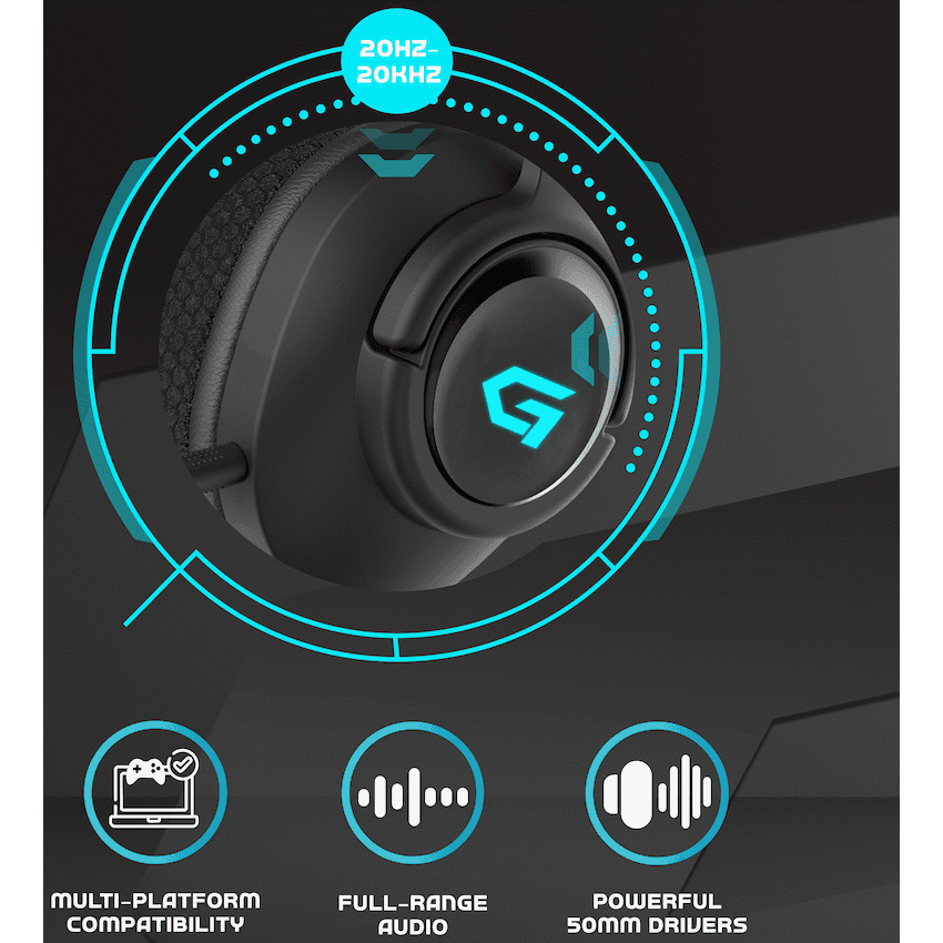 Volkano Gaming Solace Series Wired Gaming headphones 2