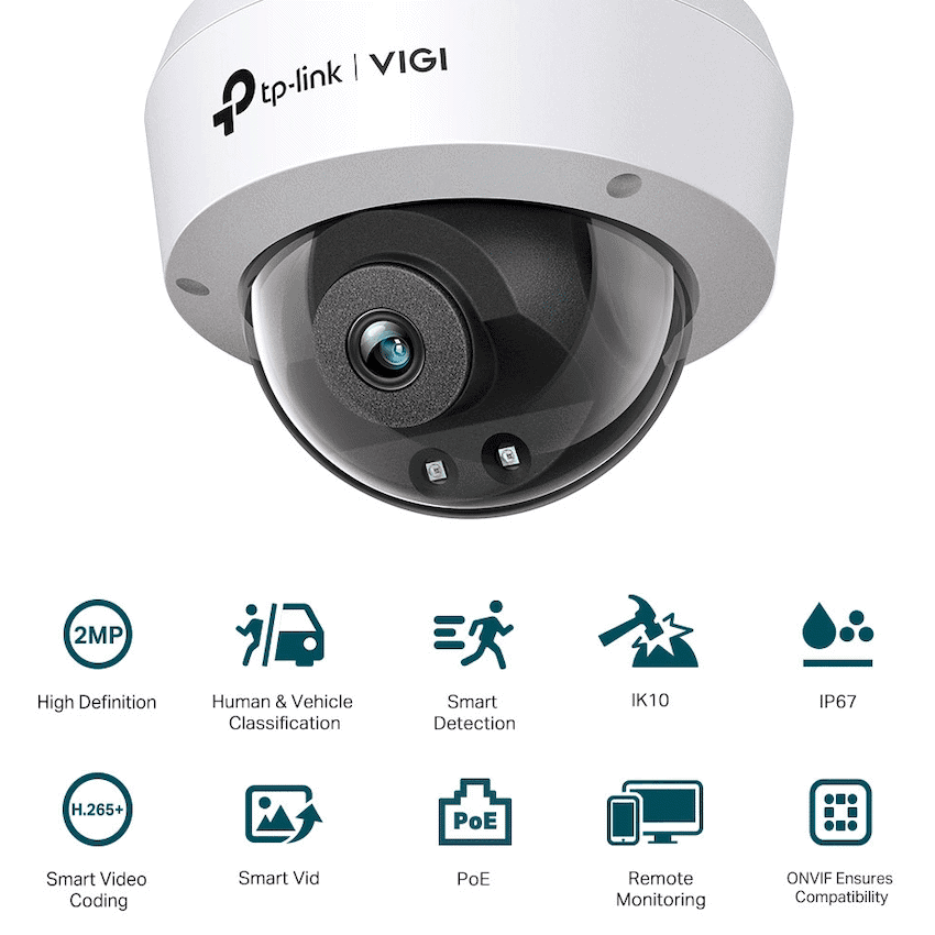 TP-Link Vigi C220I 2MP 2.8mm Dome Network Camera 3