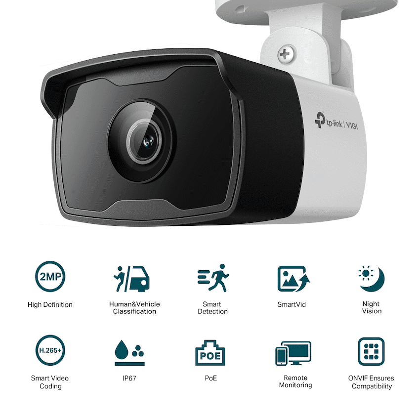 TP-Link Vigi C320I 2MP 4mm Outdoor Bullet Network Camera 5