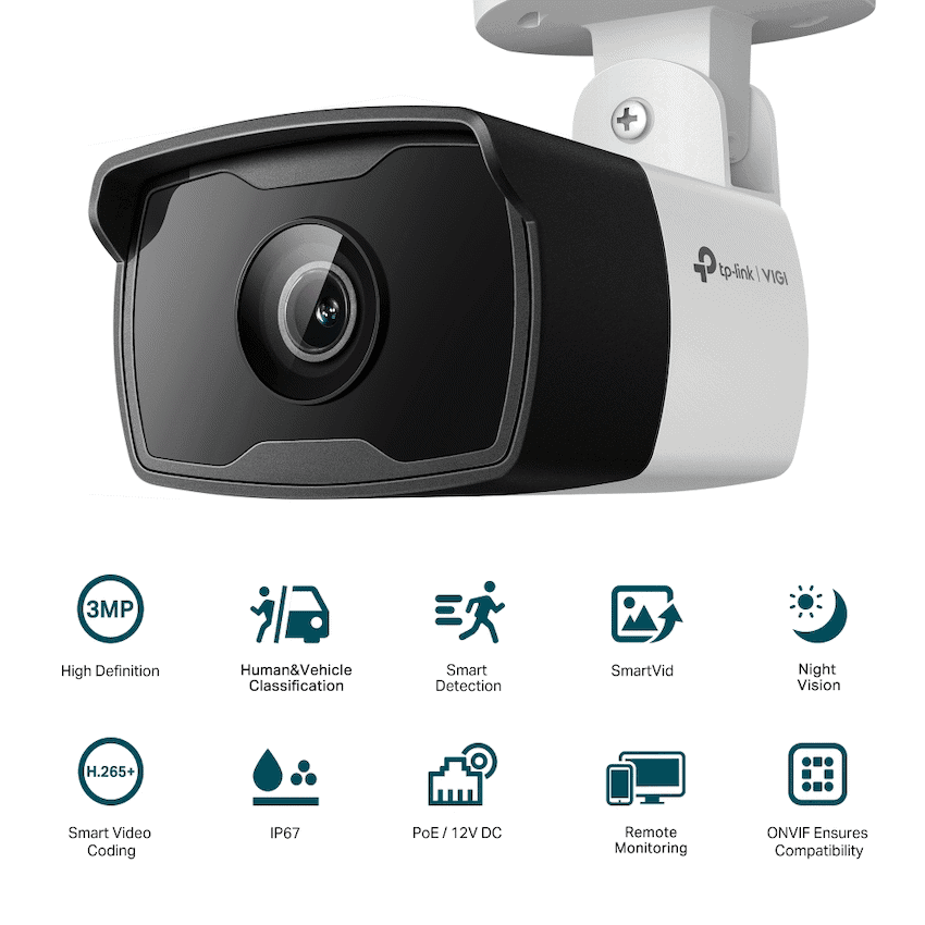 TP-Link Vigi C330I 3MP 2.8mm Outdoor Bullet Network Camera 3