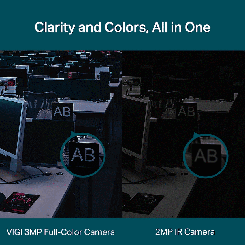 TP-Link Vigi C430 3MP 4mm Full-Color Turret Network Camera 4