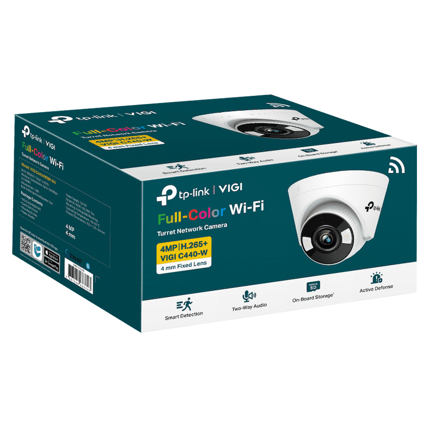 TP-Link Vigi C440 4MP 4mm Full-Color Turret Network Camera 6