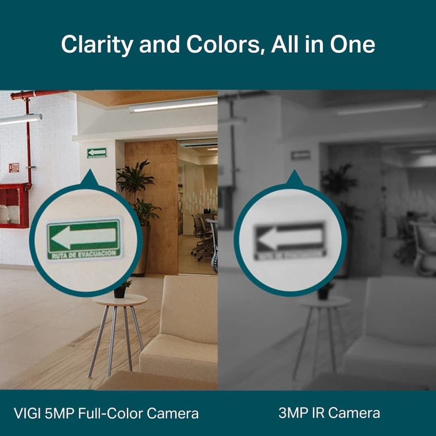 TP-Link Vigi C450 5MP 4mm Outdoor Full-Color Turret Network Camera 4