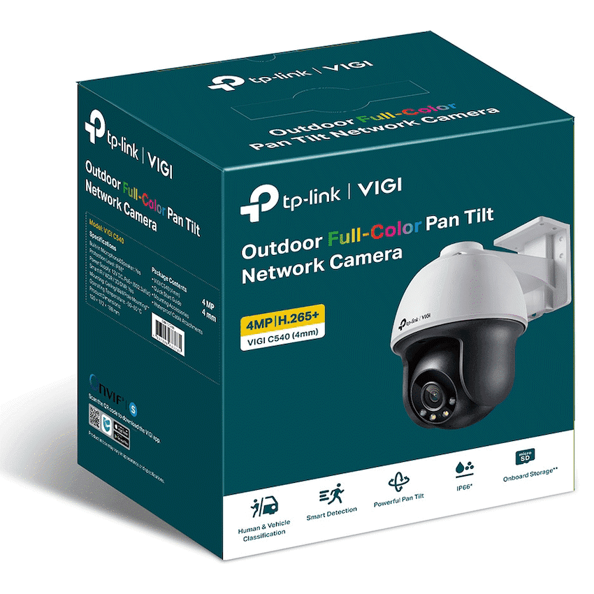 TP-Link Vigi C540 4MP 4mm Outdoor Full-Color PT Network Camera 3
