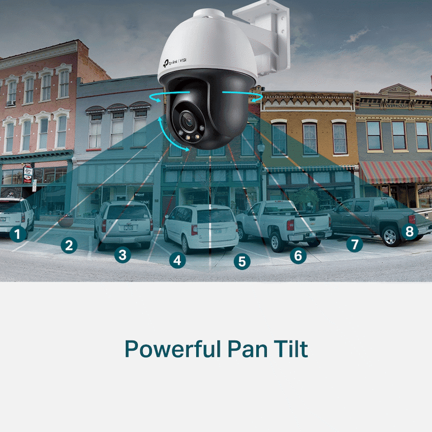TP-Link Vigi C540 4MP 4mm Outdoor Full-Color PT Network Camera 4