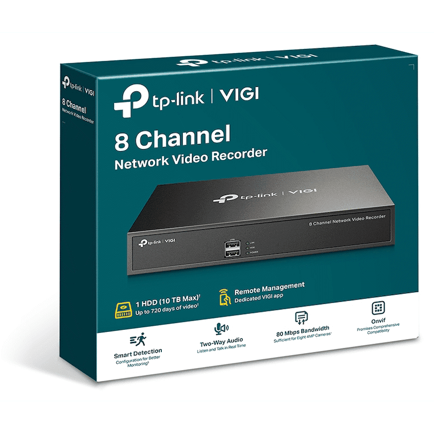 TP-Link Vigi NVR1008H 8-Channel Network Video Recorder 7