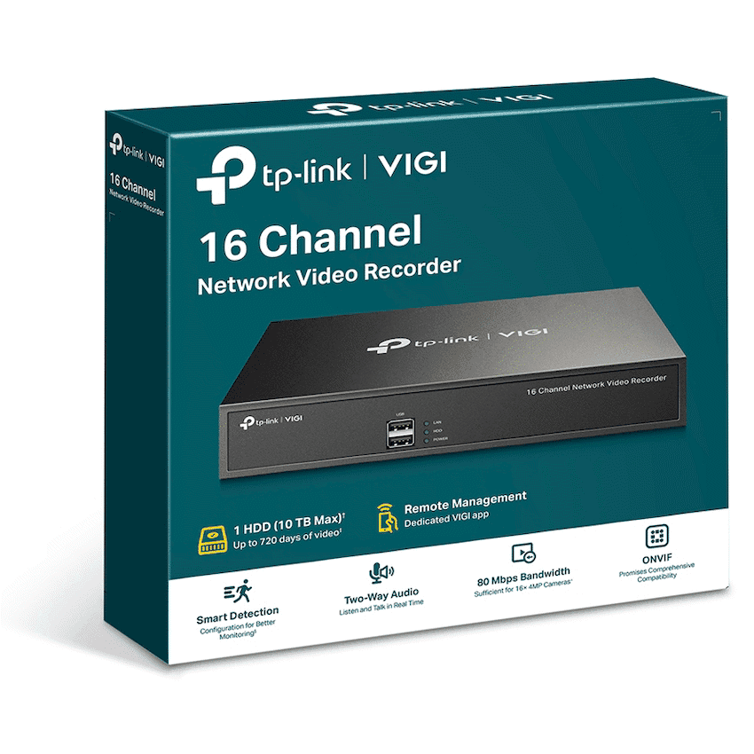 TP-Link Vigi NVR1016H 16-Channel Network Video Recorder 7