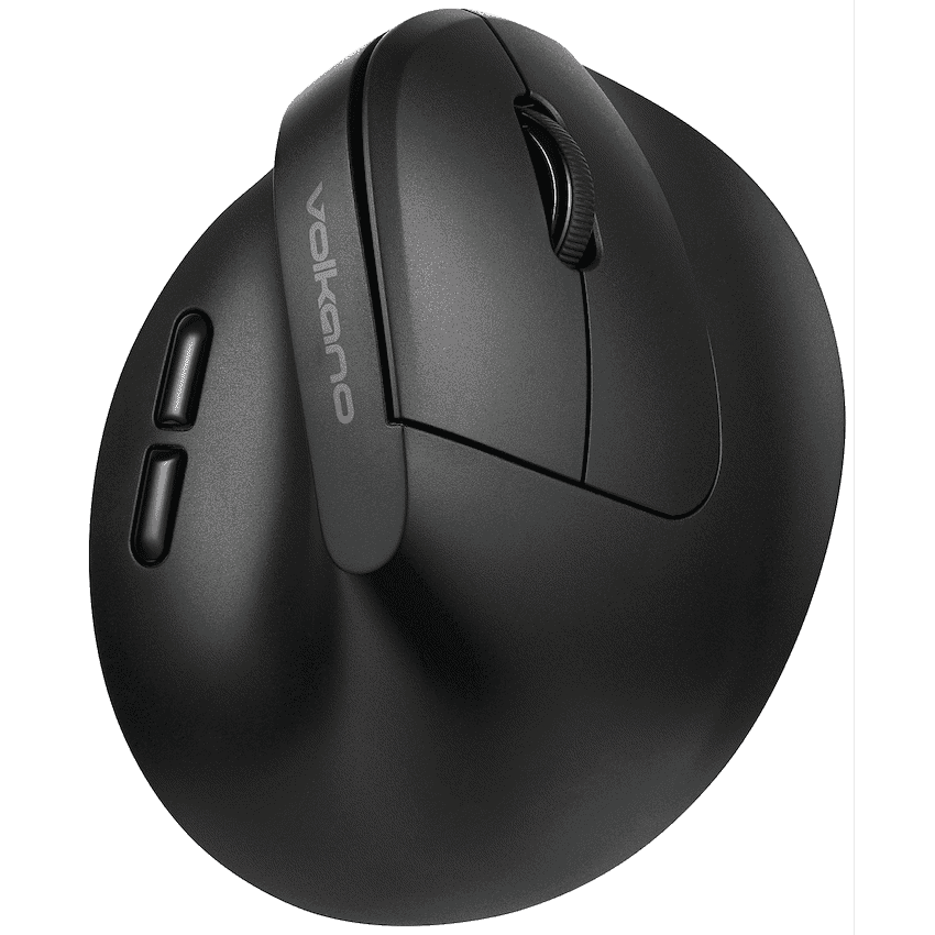 Volkano Curve Series Ergonomic Bluetooth Wireless mouse - Black 2